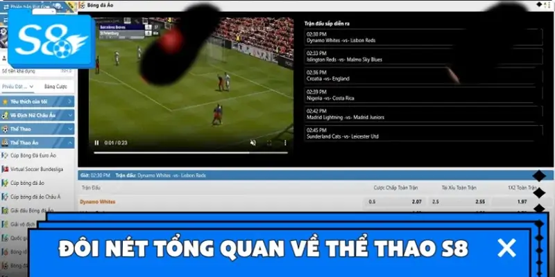 Đôi nét tổng quan về sảnh thể thao S8