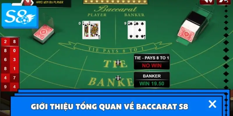 Baccarat S8 – tựa game đỉnh cao của thế giới bài bạc Baccarat S8 – tựa game đỉnh cao của thế giới bài bạc