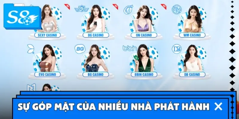 Có sự góp mặt của nhiều đối tác game