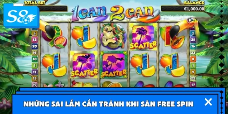 Những sai lầm cần tránh khi săn free spin