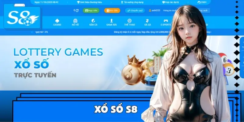 Xổ Số S8 – Dễ Trúng, Cơ Hội Nhận Giải Thưởng Lớn Mỗi Ngày